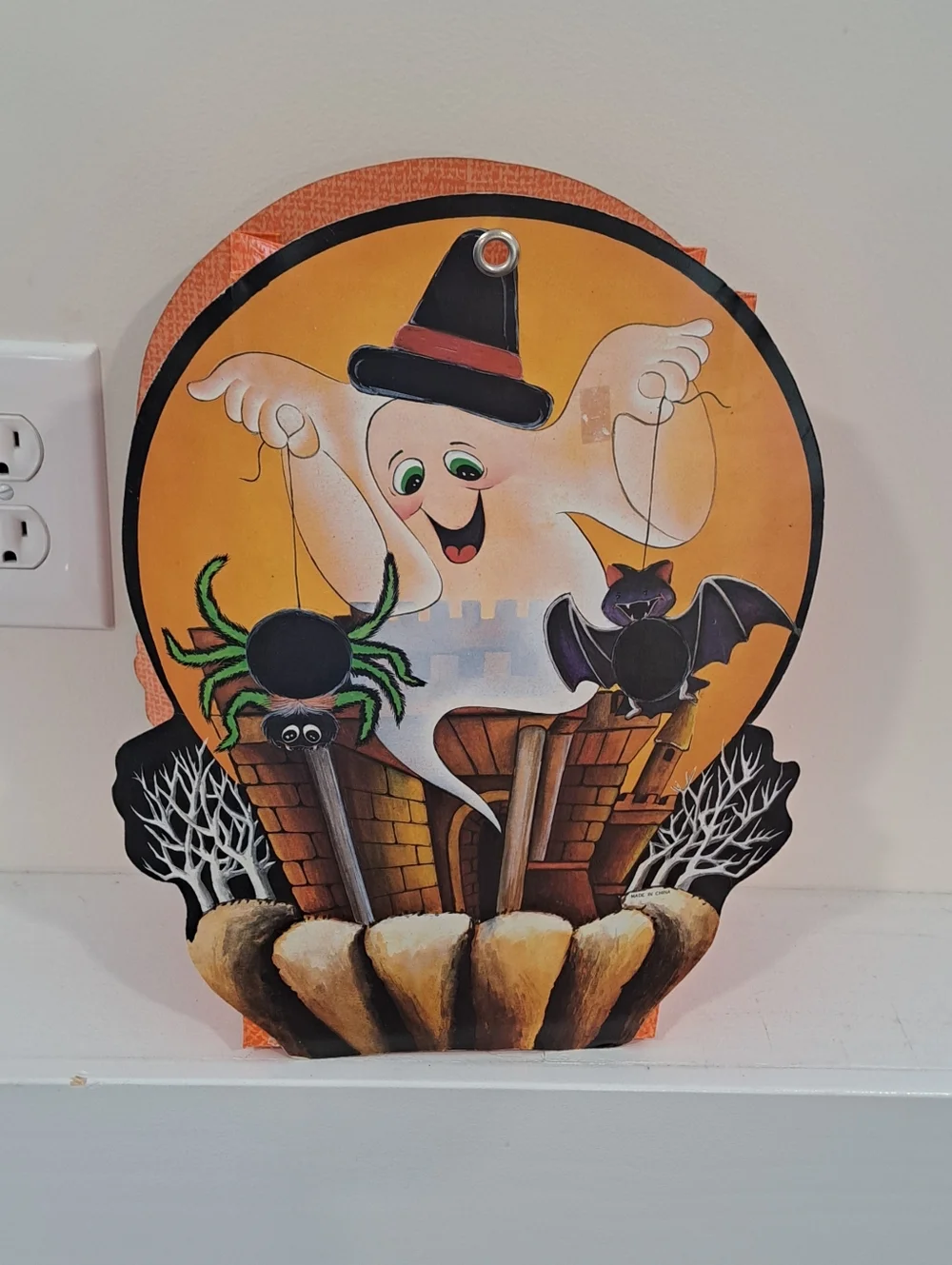 Vtg. 80s Die Cut Halloween Witch Ghost Trick Or Treat Gift Bags Nostalgic Retro. - Picture 5 of 14